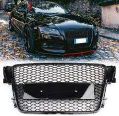 アウディ A5 S5 B8 2008～2012 フロントバンパーグリル ハニカムメッシュデザイン 外装パーツ ブラックCYB686目玉商品