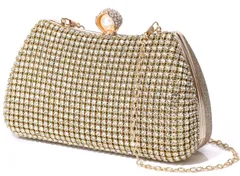 二次会 クラッチバッグ ハンドバッグ 披露宴 パール バッグ 結婚式 レディース 卒業式 パーティーバッグ 3way [Baisikou]