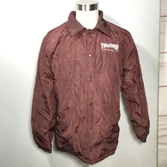 【美品】THRASHERコーチジャケット スラッシャーサイズM キラキラベージュ 美品】THRASHERコーチジャケット スラッシャーサイズM キラキラ