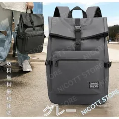 ビジネスリュック リュック がま口 メンズ レディース USB 軽量 防水 高品質 PC 新作 大容量 通勤通学 灰色 グレー 送料無料 最短発送