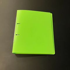 LIHITLAB　Ｄ型リングファイル G2220-6 A4S 34mm 黄緑　6冊セット