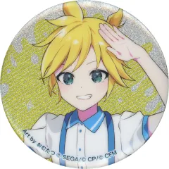 【中古】バッジ・ビンズ 鏡音レン 「プロジェクトセカイ カラフルステージ! feat. 初音ミク×ローソン グリッター缶バッジA」