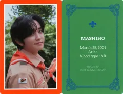 【中古】コレクションカード(男性) TREASURE/マシホ/枠オレンジ/フォトブック「TREASURE 2021 SUMMER CAMP」封入ミニフォトカード