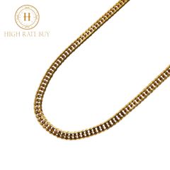 【新品】喜平ネックレス K18 18金 750 6面ダブル 21.2g 50cm 3.7mm キヘイ チェーン 金ネックレス 造幣局検定マーク 20g 60cm メンズ アクセサリー