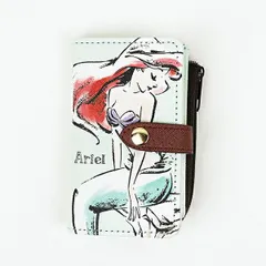 ディズニープリンセス アリエル 水彩タッチ柄キーケース ミント Disney