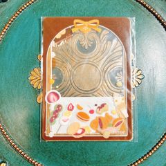 推し活　マルチクリアカードセット　和菓子　黄色　トレカケース　和柄　和風　カード