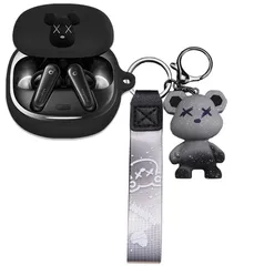 【人気商品】イヤホンケース Soundcore Liberty 4 4 用 カバー 用 装着充電可能 イヤホンカバー キズ防止 Liberty 耐衝撃 防水 Soundcore 防塵 シリコン ヘッドホンケース ワイヤレス 可愛い キーホルダー付き ケース A