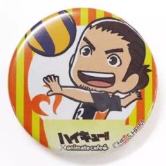 【中古】バッジ・ピンズ(キャラクター) 東峰旭 「ハイキュー!!×animatecafe ランダム缶バッジ」 アニメイトカフェ限定