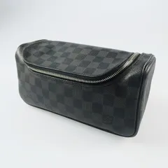 ①LOUIS VUITTON トワレポーチ ダミエ グラフィット セカンドバッグ ルイ・ヴィトン(LOUIS VUITTON)ルイ・ヴィトン トワレポーチ