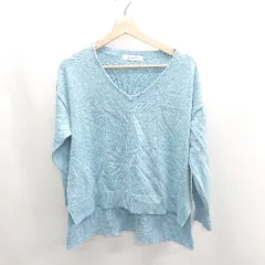 ◇ ⊇ MAYSON GREY メイソングレイ 長袖 ニット セーター サイズ2 ライトブルー レディース E  【1410100034802】