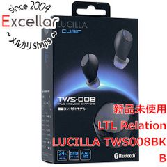 [bn:14] LUCILLA　完全ワイヤレスイヤホン　TWS008BKB　ブラックxブルー