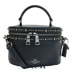 【中古】美品  コーチ COACH セレーナゴメス コラボ ハンドバッグ ショルダー 2way ブラック レザー 保存袋付き 39292 66JA078