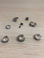 【在庫処分】メンズピアス 8点セット まとめ売り ピアス アクセサリー シルバー メンズ fp-966