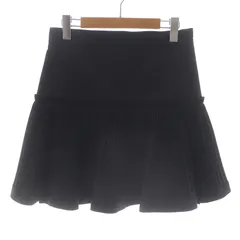マックスマーラ MAX MARA 22AW プリーツスカート ミニ ウール 40 M 黒 ブラック /SI23のサムネイル