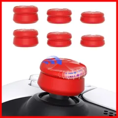 【即発送】キャップ【Razor-赤色】 用サムグリップ Pro Oneエリートシリーズ2ワイヤレスコントローラー用サムスティックグリップカバー、Switch Core&Xbox ps5&ps4に対応用サムクッションキャップカバーサムグリップ（三つの高さ）、Xb