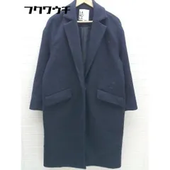 ■ LAKOLE ラコレ 長袖 チェスター コート Mサイズ ネイビー レディース 【中古】 【1002799009850】のサムネイル