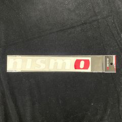 NISMO NISSAN  ステッカー ホワイト ロゴ ＜未開封・未使用品＞