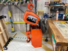 送料含む！【中古品】◇象印 電動 チェーンブロック FA型 2ton 揚程7.5m エレファント 電動ウインチ 200V◇アクトツール富山店◇吊