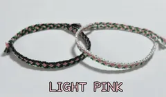 小花柄ミサンガ 2本セット (LIGHT PINK) 画像5枚目▶︎色番号②