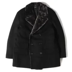 美品 DOLCE&GABBANA ドルチェ&ガッバーナ コート サイズ:52 ファーダブルブレスト ウール メルトン 6B ピーコート G0614Z  FU2H5 Pコート ミリタリー ブラック 黒 イタリア製 アウター ジャケット ブルゾン【メンズ】のサムネイル