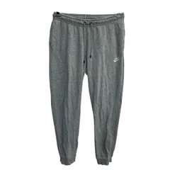 NIKE ジャージパンツ M ライトグレー ナイキ イージーパンツ スウェット ジョガー コットン スポーティー 古着卸 アメリカ仕入 2507-378