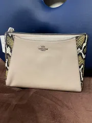 お値下げしました❣️【新品未使用】coach バッグ パイソン柄
