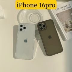iPhone 16pro 透明tpuケース　ストラップホールあり　カメラレンズ保護
