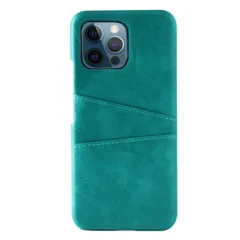 iPhone13 Pro Max ケース アイフォン13プロマックス  カード収納 レザー スマート ケース 【Color】 ピーコックグリーン