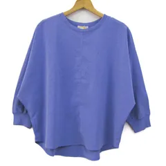 ドレスキップ カットソー シャツ トップス 七分袖 ドルマンスリーブ 未使用品 レディース Fサイズ ブルー DRESKIP