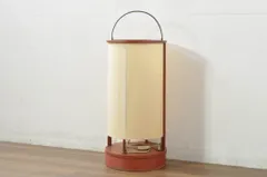 ★事前問合せ必須★ 行灯 アンティーク照明 根来塗り ねごろぬり 行燈 丸行灯 スタンドライト 間接照明 フロアスタンド リペア+発送まで3週間前後 R-080262