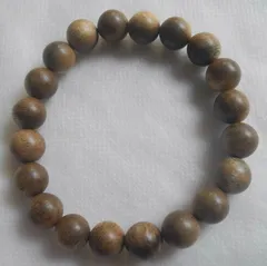 極上緑油伽羅 沈香 香木 高級ブレスレット重さ：13g (ベトナム産) ! 正規販売店】 世界銘木協会 POWERSWOOD 浄化 魔除け ヒーリング