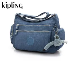 キプリング kipling バッグ ショルダーバッグ レディース 斜めがけ 軽い 旅行　在庫処分　デニム
