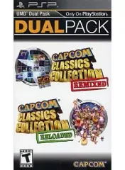 【中古】PSPソフト 北米版 Capcom Classics Collection Remixed + Capcom Classics Collection Reloaded UMD Dual Pack(国内版本体動作可)