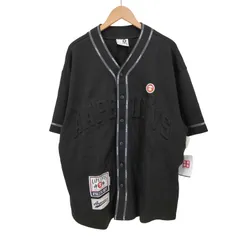 A Bathing Ape メッシュベースボールシャツ XL A BATHING APE（アベイシングエイプ）の「A BATHING APE