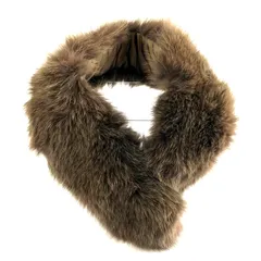 サガ フォックス SAGA FOX マフラー 留めピン付き 裏地付き ブラウン系 930284