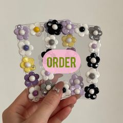 No.516  お花縁取りケース2枚オーダー