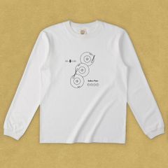 グラフィックロングTシャツ　Endless music Black -Long-