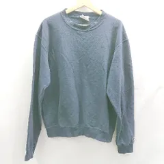 ◇ ⊇ Champion チャンピオン 裏起毛 長袖 トレーナー サイズM ネイビー レディース E  【1503050020336】