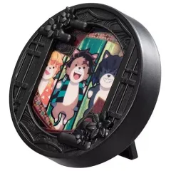 【中古】バッジ・ピンズ 竈門炭治郎＆我妻善逸＆嘴平伊之助 「鬼滅の刃 缶バッジスタンド」