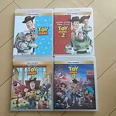 【新品・未使用】トイ・ストーリー1〜4ブルーレイ（正規ケース付き）