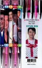 ヒョンビン グッズ ボールペン 5本セット + ステッカー K-POP