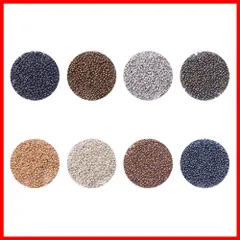 【新着商品】PandaHall 約16000個/セット 10色 PH カラフル ガラスビーズ シード 丸小 ビーズ ケース付き アクセサリーキット ビーズキット ネイルコレクション デコパーツ DIY ジュエリー用 ハンドメイド 手芸 パーツ レジン封入 材料