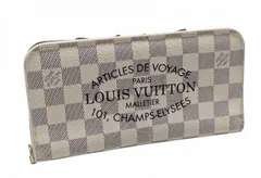 ルイ ヴィトン ダミエアズール プランソレイユ ポルトフォイユ アンソリット N63115 2つ折ファスナー付き 長財布 レディース 女性用 LOUIS VUITTON 