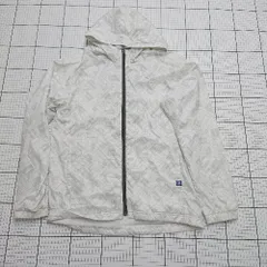 ◇ ⊇ PUMA プーマ スポーツ 防寒 長袖 パーカー サイズL ホワイト系 メンズ E  【1508200020525】