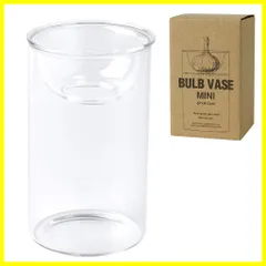 SPICE OF LIFE(スパイス) 水替えしやすい 水栽培ガラスベース 花瓶 MINI BULB VASE バルブベース クリア 11cm KEGY4053