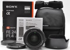 ＜極上美品！！＞　ソニー　SONY　FE 24mm F1.4 GM [SEL24F14GM]　♪あるとうれしい元箱＆ソフトケース＆フード＆説明書付き♪