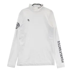 サイズ：1 PEARLY GATES パーリーゲイツ  ハイネック 長袖Tシャツ  ホワイト系 [240101468930] ゴルフウェア レディース ストスト