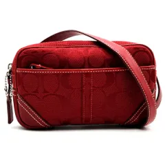 新品未使用】COACH コーチ ウェストポーチ ボディバッグ 赤