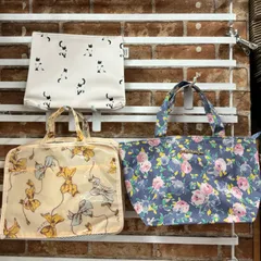 ジェラートピケ　3点セット　バッグ×2個・ポーチ　付録