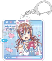 【中古】キーホルダー 中野三玖(配信者なりきり) アクリルキーホルダー 「五等分の花嫁*」